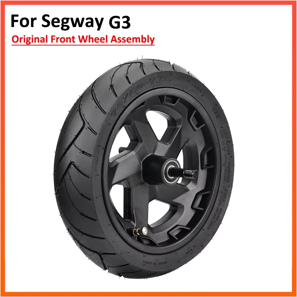 kf-Sb9b02d527ec848fb86d44c252f7bfc43I Original Front Wheel For Ninebot Max G3 Electric Scooter 11 Inch 70/60-7.5 Vacuum Tire Wheel Hub Assembly - Image 1