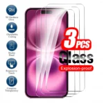 3 Pieces Protective Glass For iPhone 16 Plus Tempered Glass For Apple iPhone 16 Pro Max Screen Protector iPhone16 Pro 16Pro Max