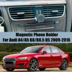 For Audi A4 A5 B8 B8.5 Q5 2009-2016 Car Phone Bracket Air Vent Mount Magnet Holder 360 Rotatable Support Mobile GPS Accessories