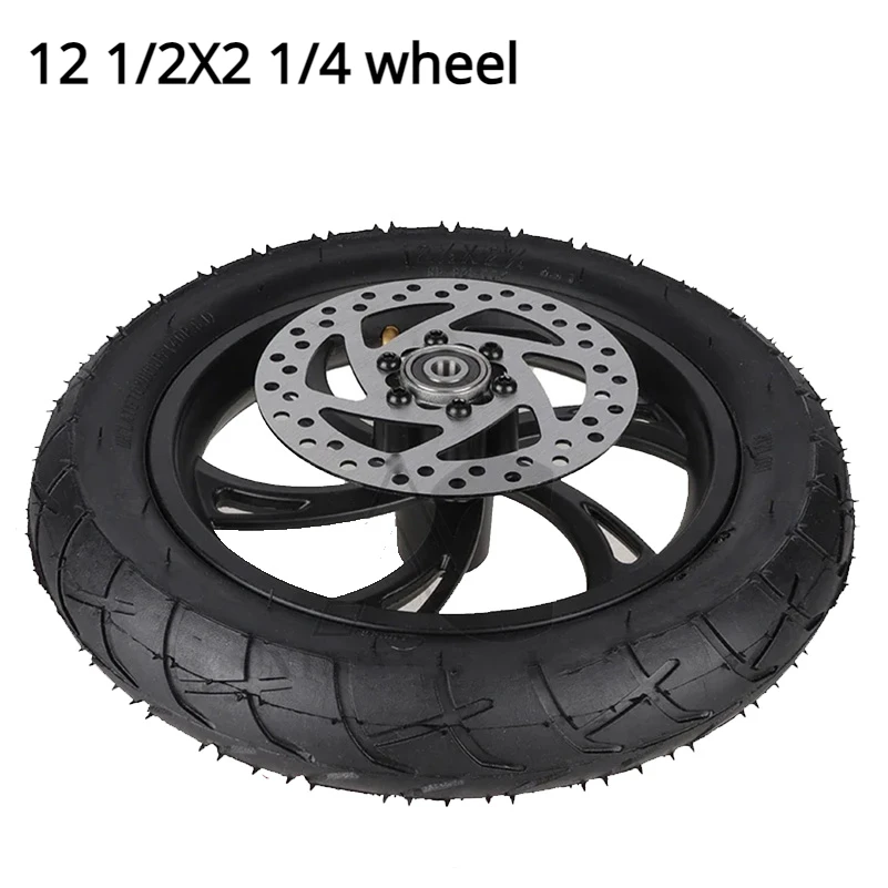 kf-Sc0f1ec701a014d7ba195b0cca6d8cc41h 12 Inch 12 1/2X2 1/4 Wheel Tire & Inner Tube & Rim Set Fit for electric scooters E-bike folding bicycles Accessories - Image 1