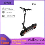 JOYOR T10 Adult Foldable Escooter 1000W*2 Motor Electric Scooter 60V18AH Battery 10 Inch off-road tire E-Mountain Scooter
