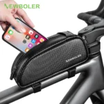 NEWBOLER Bicycle Bag Waterproof Reflective Front Top Frame Tube Bag Cycling Bag Large Capacity MTB Road Bicycle Accessories