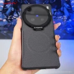 Carbon Fiber Pattern For VIVO X200 Ultra/X100 Ultra Pro Phone Case Magnetic With Lens Cap Closure Protective Shockproof Case