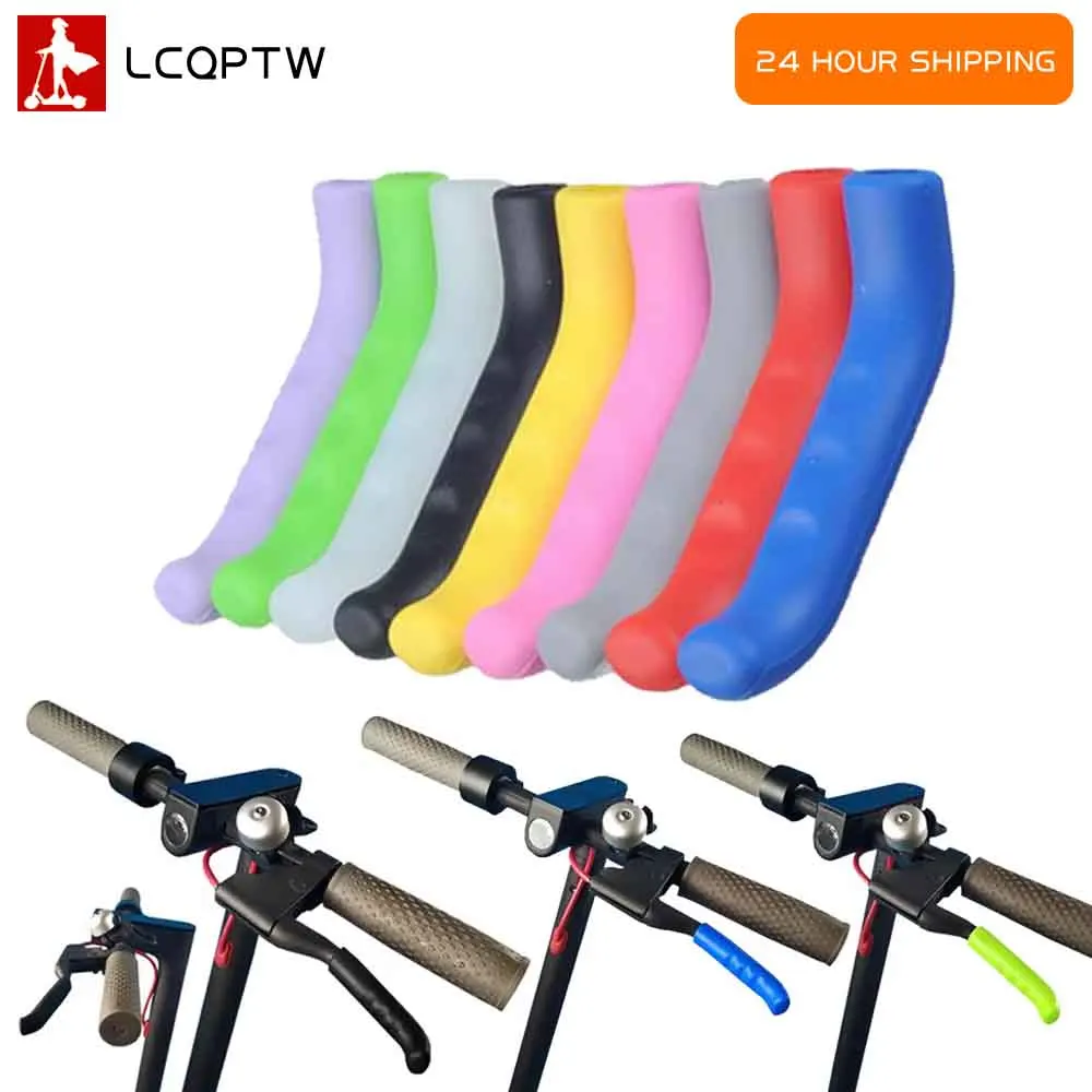 kf-Sd65a1c3887c140ac88c3d6cf1b9c1b7bZ Silicone Anti-slip Brake Handle Grips Electric Sccoter Gel Lever Cover For Xiaomi M365 PRO Mi3 4 Pro Protector Sleeve Case - Image 1