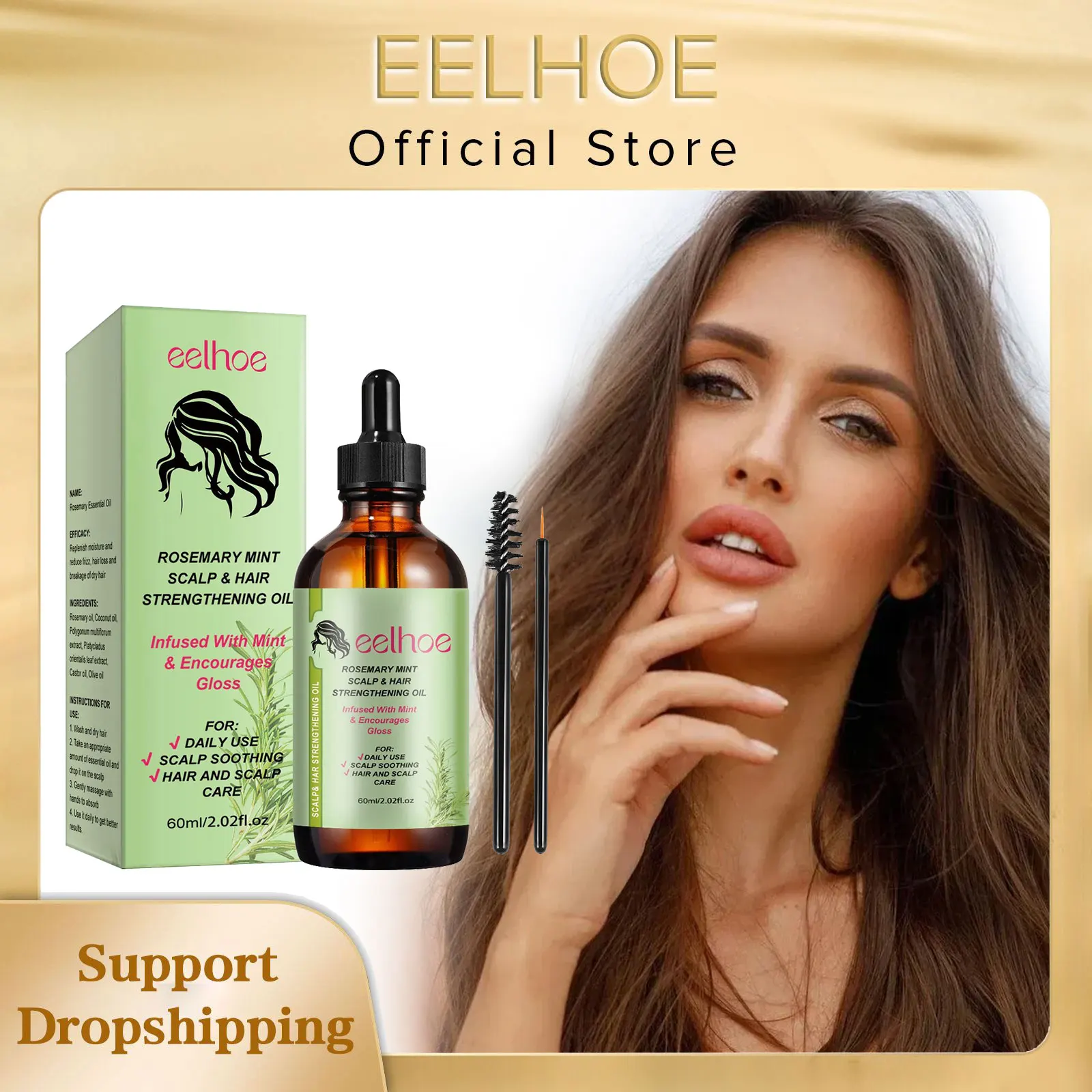 kf-Sd98928068b574e39838a9ca9fad6000be EELHOE Rosemary Oil Hair and Scalp Treatments Strengthening Against Hair Loss Natural Organic Rosemary Oil Hair Growth Products - Image 1