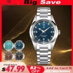 PAGANI DESIGN Watch PD1793 38mm Quartz wristwatch VK31 Movement Sapphire stainless steel 100m waterproof Watch ﻿for Men