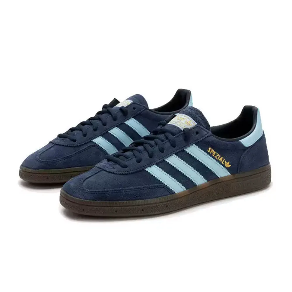 kf-Sdb7963d6775542908daece124ea39588g adidas Originals HANDBALL SPEZIAL Comfortable, Durable, Slip-Resistant Low-Top Sneakers Unisex Blue BD7633 - Image 1
