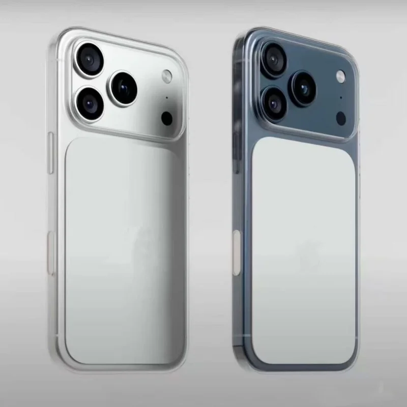 kf-Sde83027c6c0b4d80ba343b2f977eb0aet Official 1:1 For Magsafe Case For iPhone 17 Pro 17 Pro Max 17 Back Cover Transparent magnetic Wireless Charging With Box - Image 1