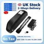 36V 24AH Polly Electric Bicycle Battery 30A BMS 350W 500W 750W 18650 Battery UK Charger 13Ah 15.6Ah 19.2Ah Ebike Li-ion Battery