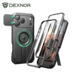 For iphone 17 Series case with Camera Cover & Adjustable Kickstand Compatible With MagSafe Shockproof Magnetic Protective Cover