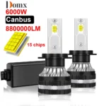 Domx H4 Led Canbus H7 LED Car Led Light H8 H9 H11 9005 HB3 9006 HB4 9012 Led Headlight Bulb Fog Light Kit for Auto 6000K 12V