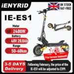 IENYRID IE-ES1 Electric Scooter Foldable 2400W Dual Motor 48V20.8Ah Lithium Battery E-Scooter Scooters 10-inch Tires E-Scooter