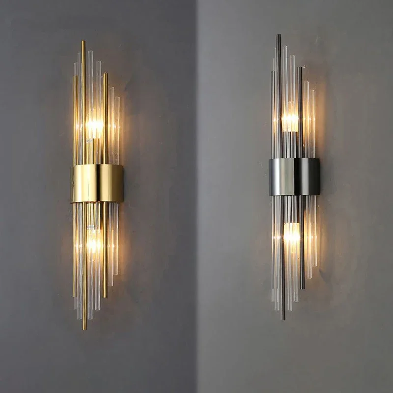 kf-Se55626d03b9a43809f385aeb06b9c5984 Luxury Wall Lamp LED Gold Wall Light Indoor Lighting Wall Sconce Home Decoration for Designer Living Room Bedroom Bedside Stairs - Image 1