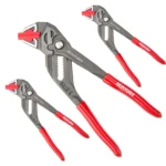 Geinxurn Heavy Duty 7-Inch Water Pump Pliers w/ Quick Button, 15-Position, 1.5" Capacity, CR-V Steel Parallel Jaws