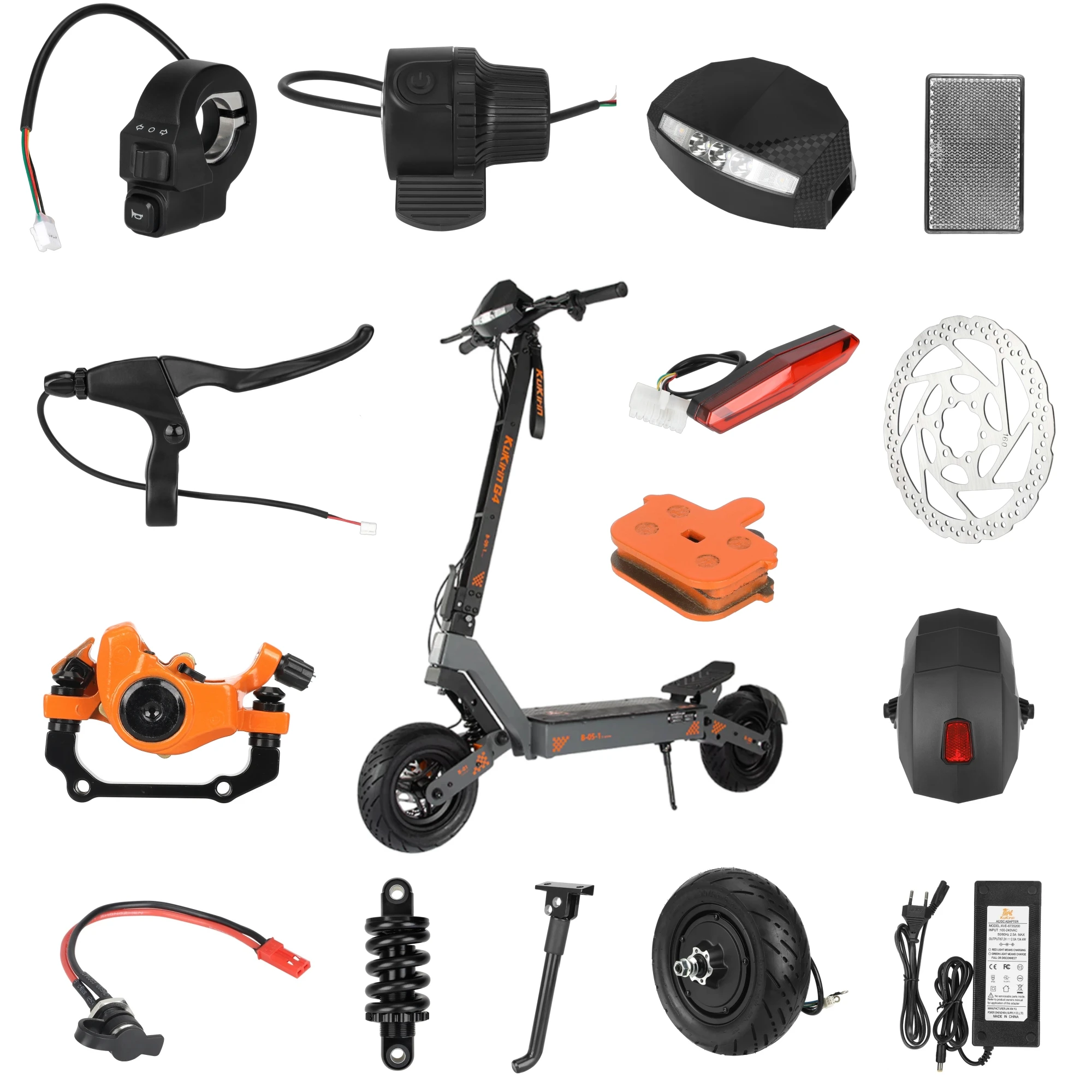 kf-Se83b61f12aba4fad97ed84e1f16474fcK Kukirin G4 Scooter Parts Rear Fender Accelerator Switch Disc Brake Disc For Kukirin G4 Electric Scooter Varity Replacement Parts - Image 1