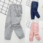 Children Cotton Down Pants Winter Girls Thicken Trousers Teen Boys Fleece Padded Warm Waterproof Ski Pants for 3-14 Years Kids