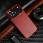 Oil Wax Genuine Leather Case For iphone 17 Pro Max Air 16 16e 15 Plus 14 13 12 11 Pro Max Back Cover Phone Case Coque Funda Capa