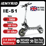 iENYRID S1 Foldable Electric Scooter 800W 48V15AH Lithium Battery Adult E-Scooter 10-inch Off-road Tires E-Mountain Scooter