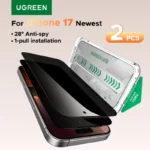 UGREEN 1/2 PCS Anti-Spy Glass for iPhone 17 Pro Max Screen Protector for iPhone 17 Air Privacy Screen Films