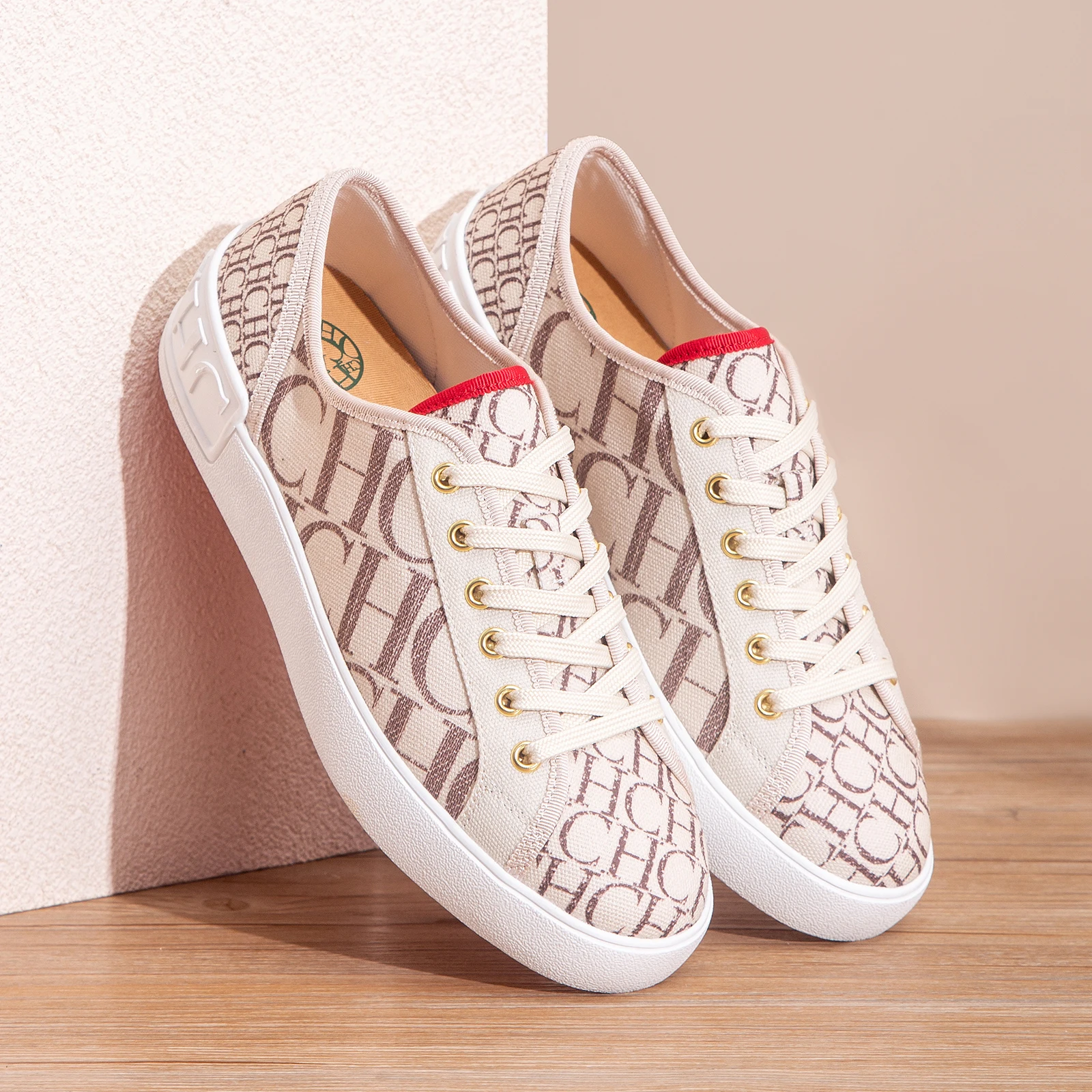 kf-Sf2119a94bcd243b8aa9522dc4b64a888l Women's Casual Shoes 2025 Autumn New Comfortable Canvas Shoes Skeleton Correction Women's Walking Shoes - Image 1