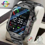 Military Men Smart Watch Bluetooth Call Fitness Clock Heart Monitor 3ATM Swim Waterproof Sport Smartwatch for IOS Android 2025
