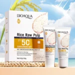 BIOAQUA spf 50 White Rice Sunscreen Sets Body Moisturizing Whitening Cream Face Creams Solar Blocker Facial Body Skin Care