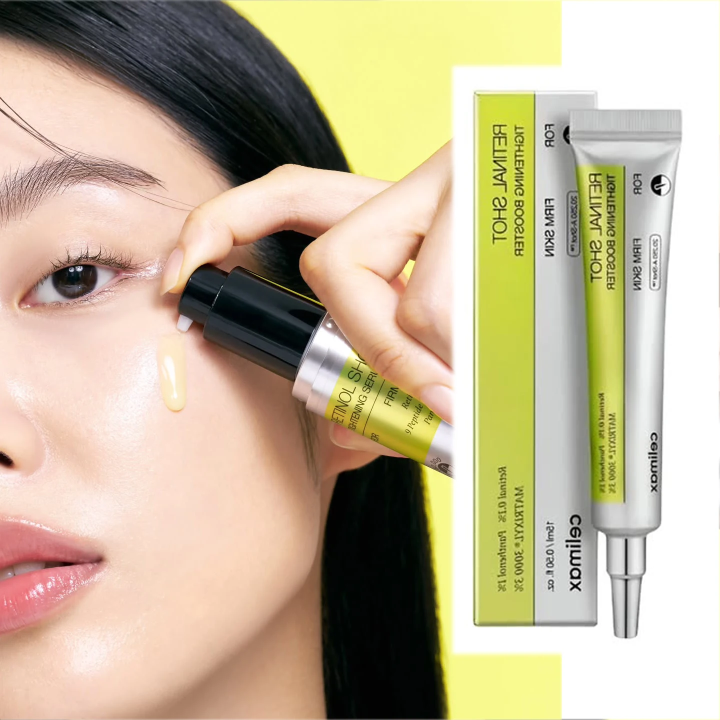 kf-Sfaceba2161644ea8b226489926f72549R Celimax The Vita A Retinal Shot Tightening Booster Firm Skin Eye Cream 15ml Face Serum 30ml Set Beauty Skin Care Korean Original - Image 1