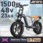 JANSNO X60 Electric Bike Adult 1500W Dual Motor 48V23AH Battery Motorcycle Electric Bicycle 20In Fat Tire Snow E-Mountain Bike