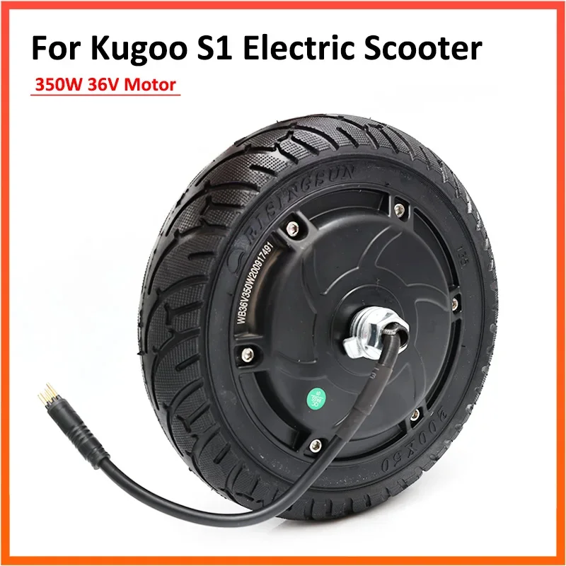 kf-Sfcc90b706c0e4ab39ae7cd688edc1f2fI Engine Motor for Kugoo S1 S2 S3 Electric Scooter 350W 36V 8 Inch Front Wheel Solid Tire Driving Replacement Parts - Image 1