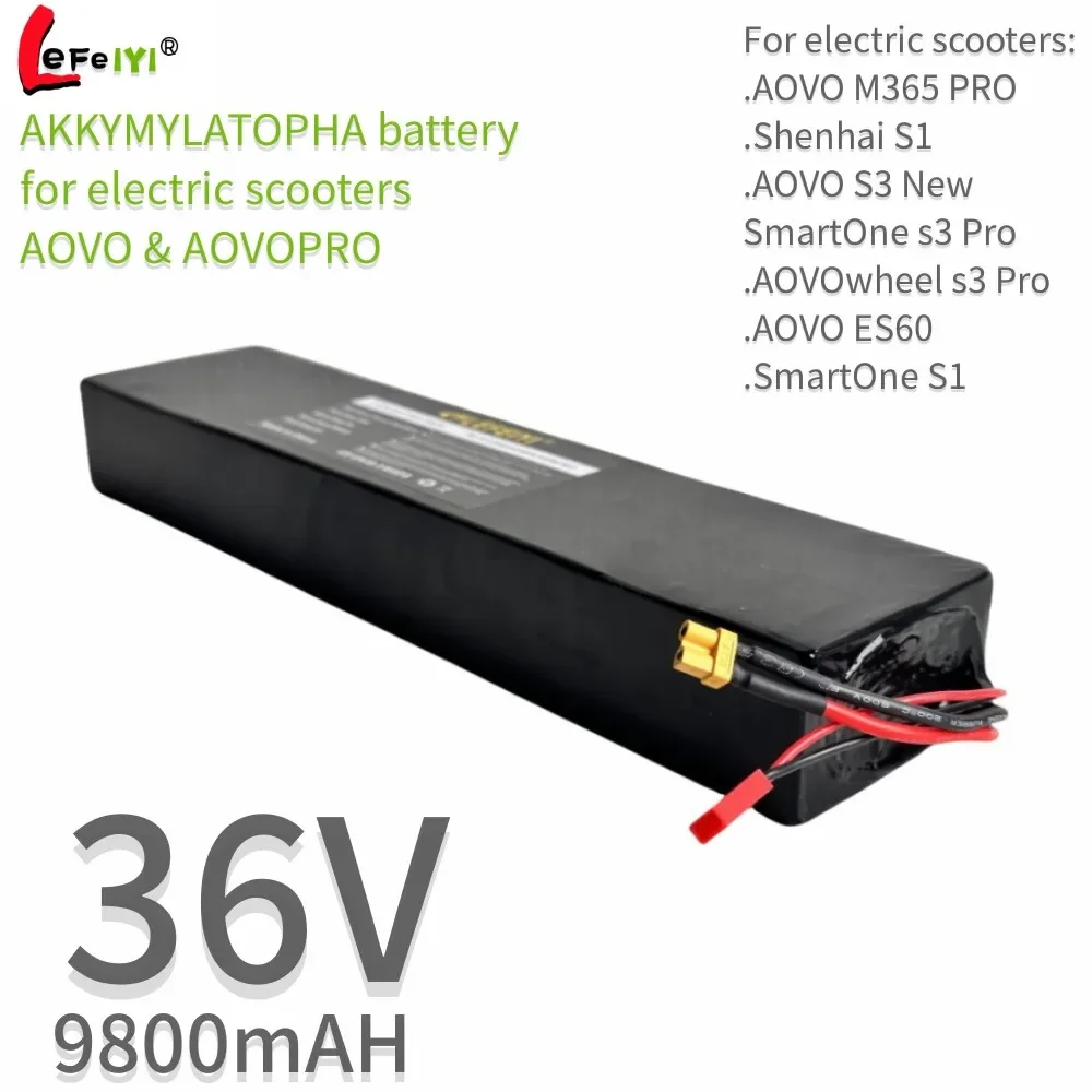 kf-Sfdfd5561e22a4c2a9ccb3c8fd70c0a5bU Electric scooter battery AOVO / AOVOPRO AOVO M365PRO 36V9.8Ah 10S3P - Image 1
