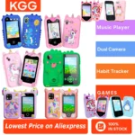 Kids Smart Phone for Girls Boys Kids Cell Phone Toys Dual Camera Music Player 17 Games Toddler Learning Phone For Birthday Gifts