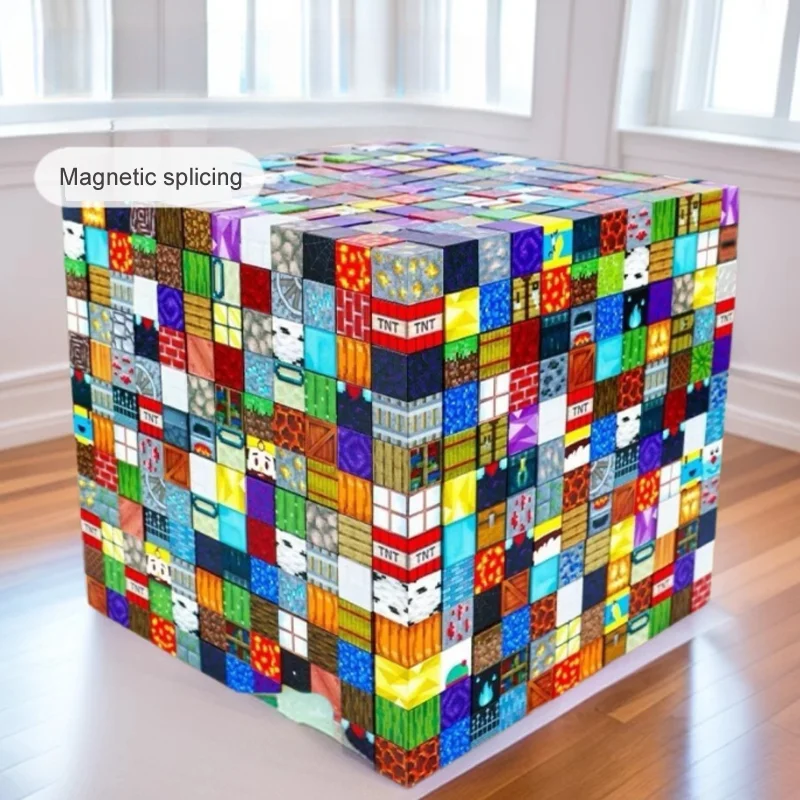 kf-Sc4904f0f380d4313a3e1c578fccbdf33T 50-400pcs Mine Magnetic Building Block World Magnet Cube Set for Boys Girls Kid DIY Model Children Sensory Toy Christmas Gift - Image 1